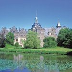 Kasteel bergen en bossen in de Harz